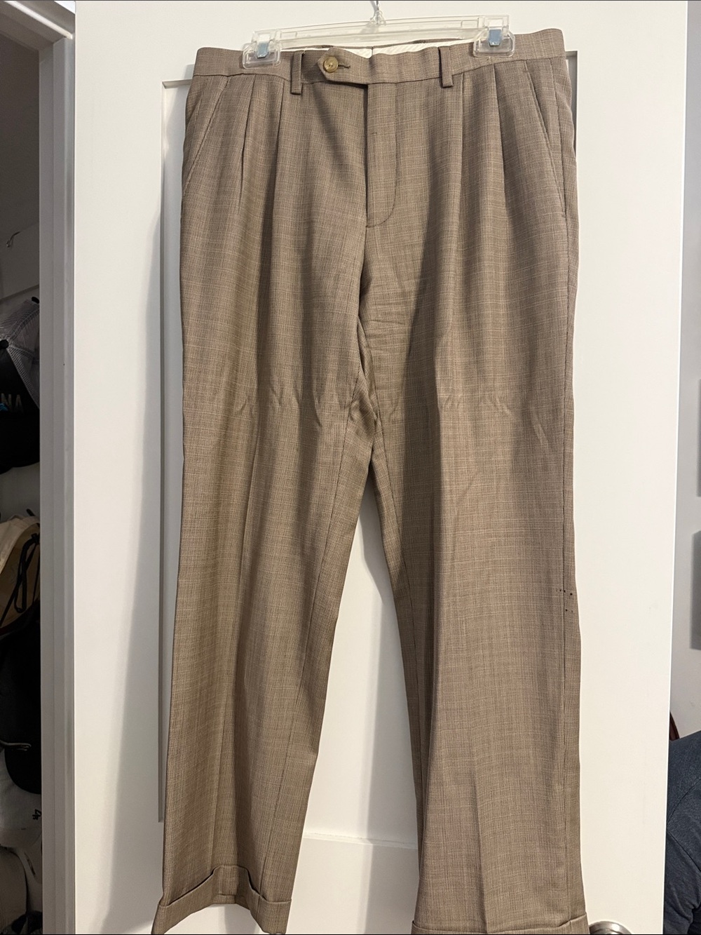 Lauren Ralph Lauren Men's Pleated Dress Pants — Tan